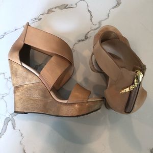 Diane von furstenberg Opal Crisscross Wedge Sandal